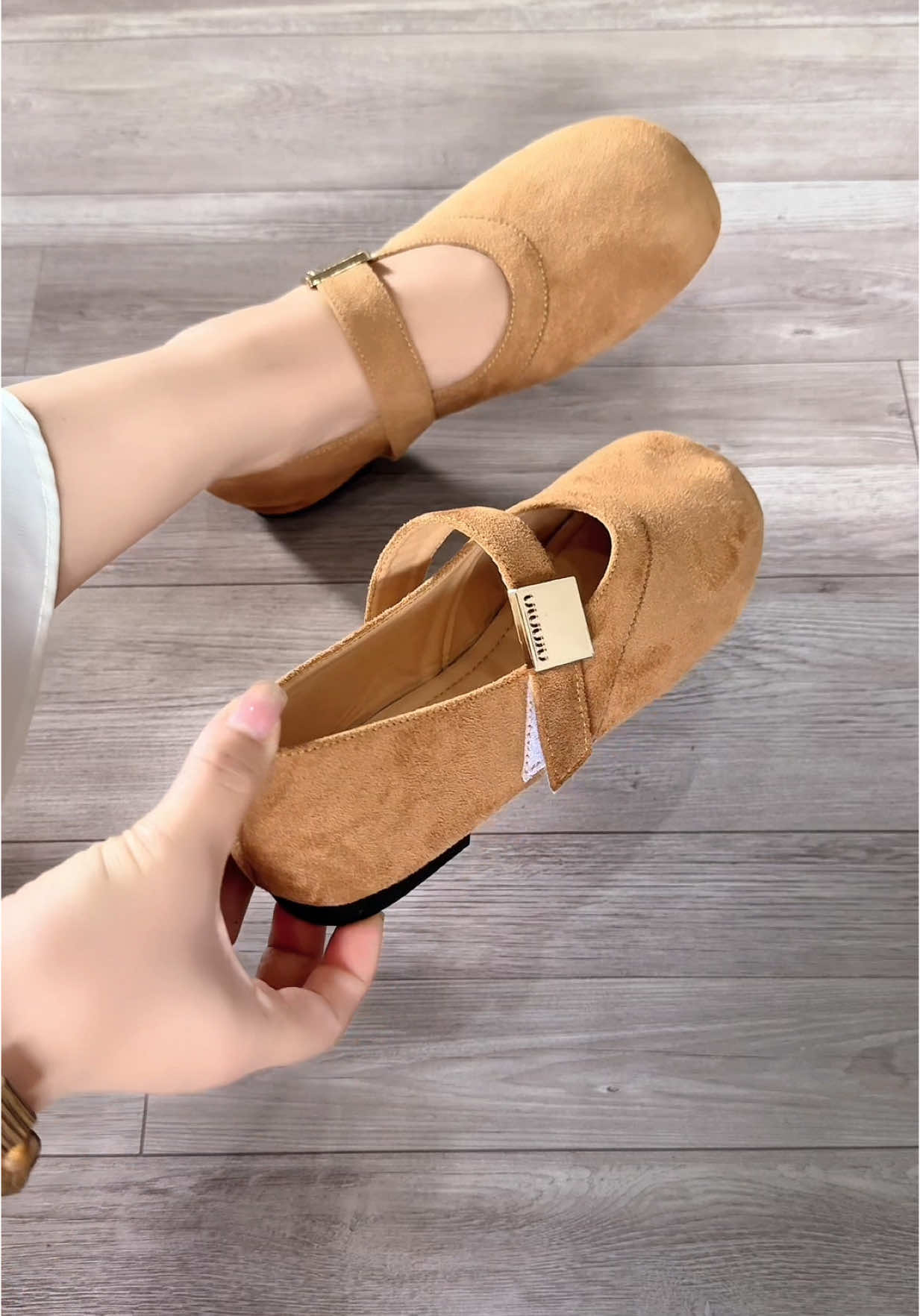 Giày bệt nu da lộn #giaynu #giaybet #giaybupbe #giayxinh #xuhuong 