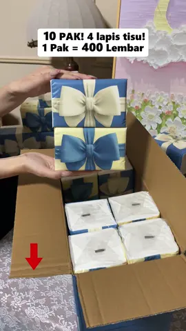 ✌️🤩Satu kotak berisi 10 bungkus, setiap bungkus terdiri dari empat lapisan versi ekstra besar dan tebal, jadi tidak akan ada remah yang berjatuhan.#cheap #tisu #tissue #tisumurah #tisuviraltiktok ！