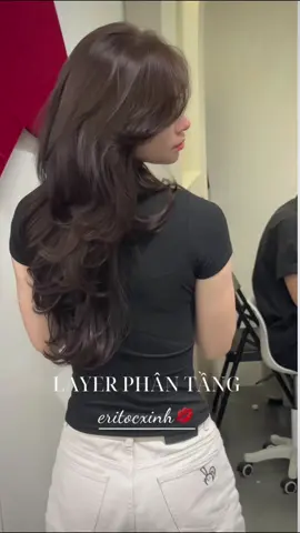 Layer xoăn phân tầng chị em tóc mỏng nhất định phải thử nhé💋#luxahair #uontocdep #xuhuongtiktok #eritocxinh #xoanhanquoc 