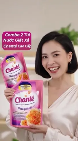 Chanté 8 trong 1! Giặt sạch, xả thơm, đậm đặc gấp đôi. Combo 2 túi siêu tiết kiệm! #fup #xuhuong #NướcGiặtXảChanté #giặtsạchthơm 