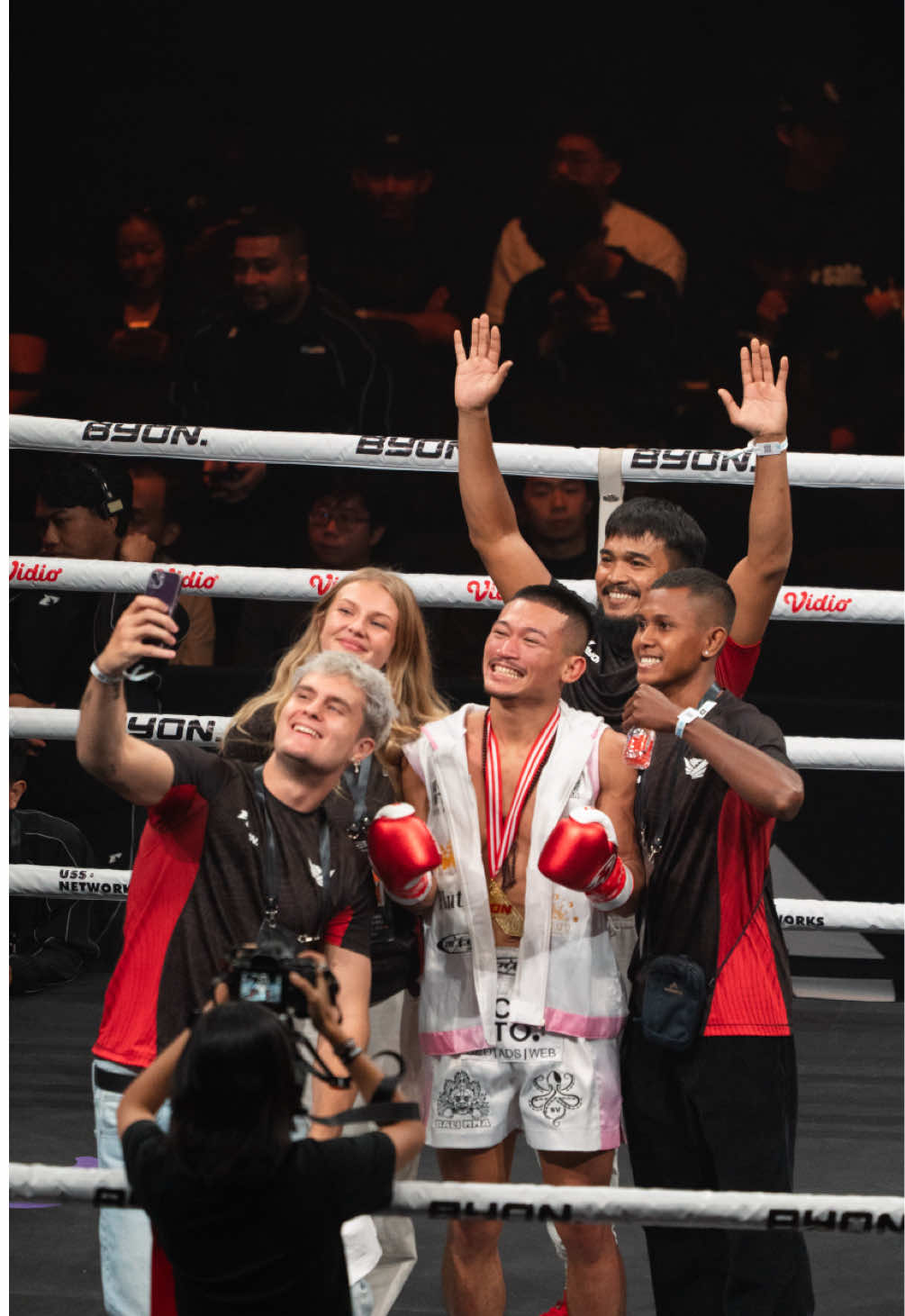 Fight recap ❤️‍🔥 @BYON COMBAT @celloszxz🧑🏻‍🦲 @HawkeyeFightwear #byon #byoncombat #kickstriking 