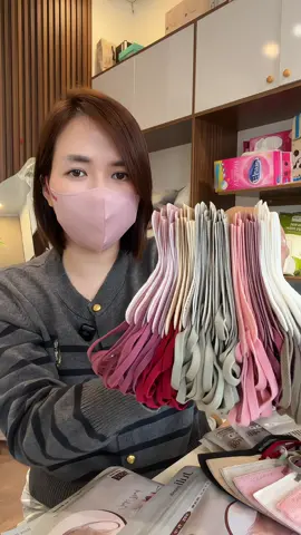 Khẩu trang 6D juli 3 lớp mỏng nhẹ êm ái 