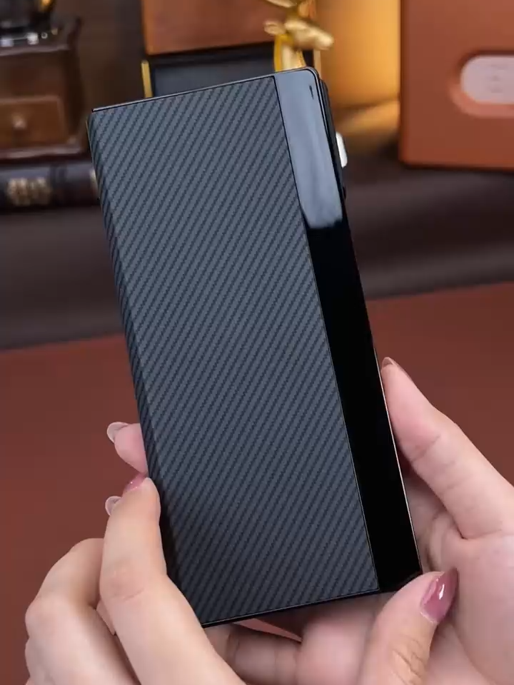 Kevlar Leather Cover With Magnetic Coil Galaxy Z Fold #mycasety #zfold7 #zfold6