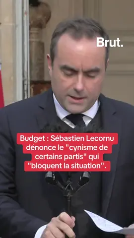 Budget: Sébastien Lecornu dénonce le 