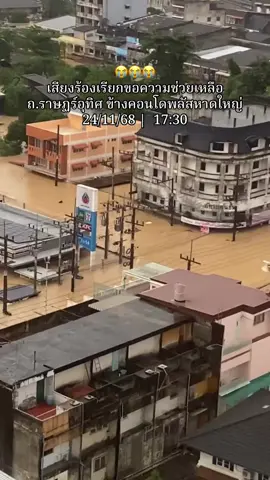 รอเรือมารับ บ้านจะจมแล้ว 😭 #นีำท่วม #น้ำท่วมหาดใหญ่ #น้ําท่วม68 