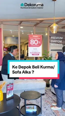 Kalo ke Depok ya Sofa Alka dong !!!  Apalagi sekarang lagi ada Promo Kombo Hemat Harganya jadi Rp 19.999.000😍 yuuk ke toko Dekoruma Margonda Depok untuk dapetin diskon nya sebelum kehabisan 🤭🤗🥰 #fyp #sofa #depok #depokviral #dekoruma 