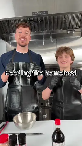 Huge shout out to Jimmy and his team on supporting my mission! Truly an unforgettable experience #foryou #xyzbca #cooking #feedingthehomeless #1BKindness 