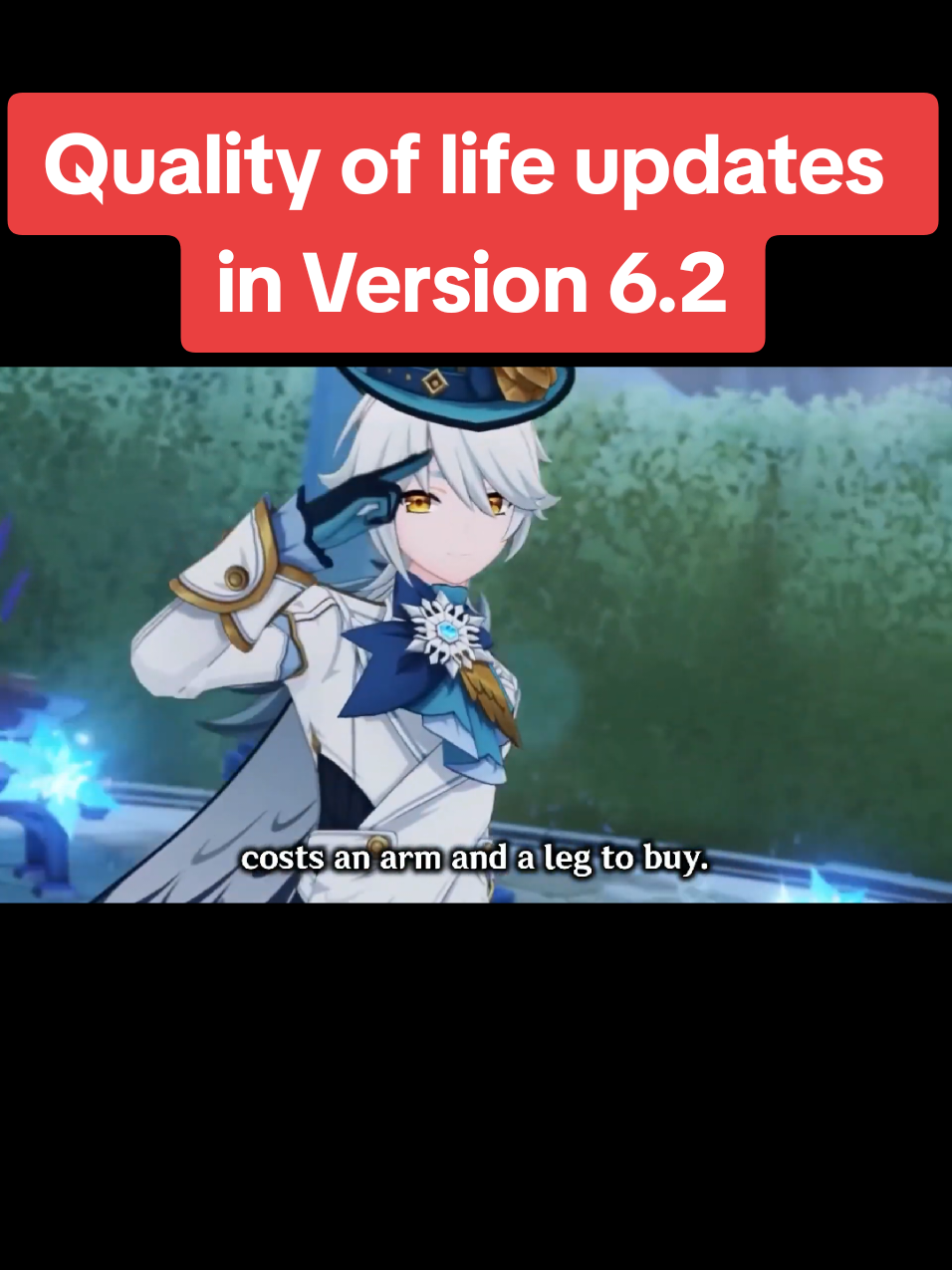 Quality of life updates in Version 6.2  #genshin #Genshinlmpact #hoyoverse #durin #columbina 