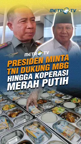 Panglima TNI Jenderal TNI Agus Subiyanto sebut Presiden Prabowo Subianto memberikan arahan terkait dukungan program-program prioritas pemerintah. #MetroTV #tiktokmetrotv #metrotv #tiktokberita #beritatiktok #viral #fyp #PrabowoSubianto #presiden #panglimaTNI #MBG #KoperasiMerahPutih