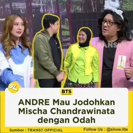 Andre, Pakar Cinta yang menjodohkan Mischa dan Odah dengan Ilmu Cocokologi yang telah lama dipelajarinya😆. Wendi dan Dicky tinggal duduk manis menikmati lawakan ilmu sang pakar cinta tersebut 😆 🎥 Yt/ Trans7 Official #showlite #laporpaktrans7 #andretaulany #bercandatapisantai #btstrans7 