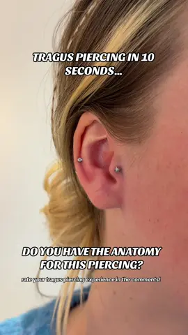 Everyone swears this piercing is either “the worst pain ever” or “literally nothing”… so I need to know: what was YOUR experience? The tragus is that little cartilage flap in front of your ear canal small but mighty. Because it’s a thicker cartilage, the sensation is usually more pressure + pop than actual pain but our TikTok comments always tell a different story. 👀😂 Healing is around 6-12 months, and aftercare is: strike saline solution to clean, no touching, avoid earbuds, and don’t sleep on that side. But everyone’s journey is SO different. So spill it in the comments: Did your tragus piercing hurt? Did it heal fast or slow? Any bumps? Any regrets? Or was it the one that got you addicted to piercings? 👀🔥 Drop your story below, I’m obsessed with hearing everyone’s tragus drama and triumphs. ⬇️💬 If you’re feeling spontaneous, book a piercing appointment at the D&J HUB this week! 📍Liverpool, L33 7TJ #piercing #tragus #piercinglover #piercer #anatomy 