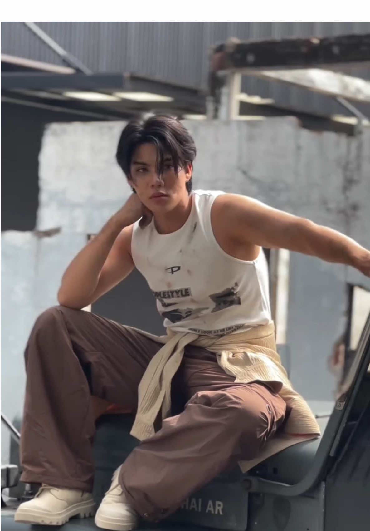 Cho ảnh vai thợ mỏ hay chủ tiệm gara hợp hợp đi #fortpeat #fortthitipong #peatwasuthorn #fortpeat❤️🍀 #fortandpeat 