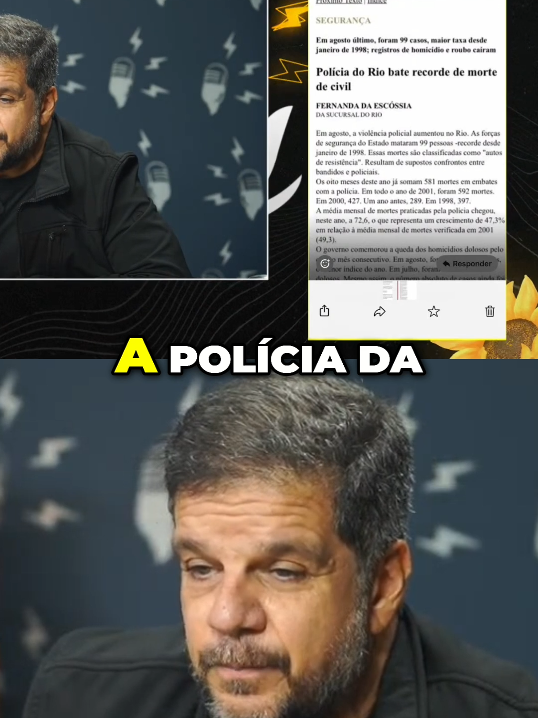 Benedita da Silva_ Polícia Matou Mais Que Garotinho_