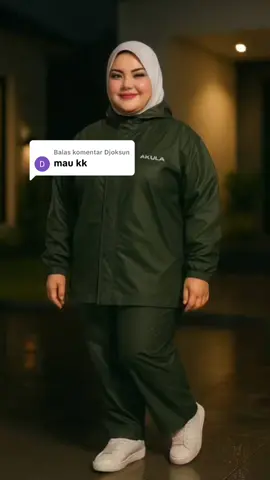 Membalas @Djoksun promo jas hujan setelan dewasa AKULA raincoats pria wanita
