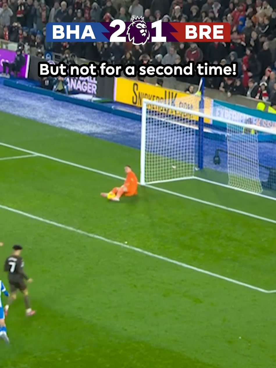 Can't fool Bart Verbruggen twice 🧤 #PremierLeague 