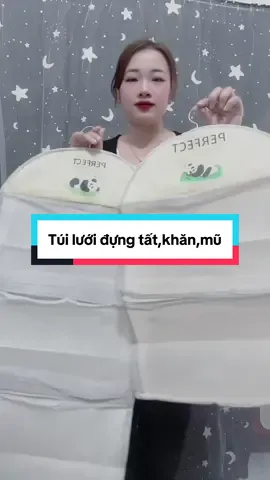 Ty#úi lưới đựng tất,khăn,mũ gọn gàng ngăn nắp không bị thất lạc#xuhuong #viral #hottrend 