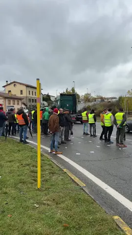 HUELGA DE TRANSPORTISTA EN PRIVINCIA DE NAVARRA 24/11/2025. 17 AÑOS CON EL MISMO CONVENIO .