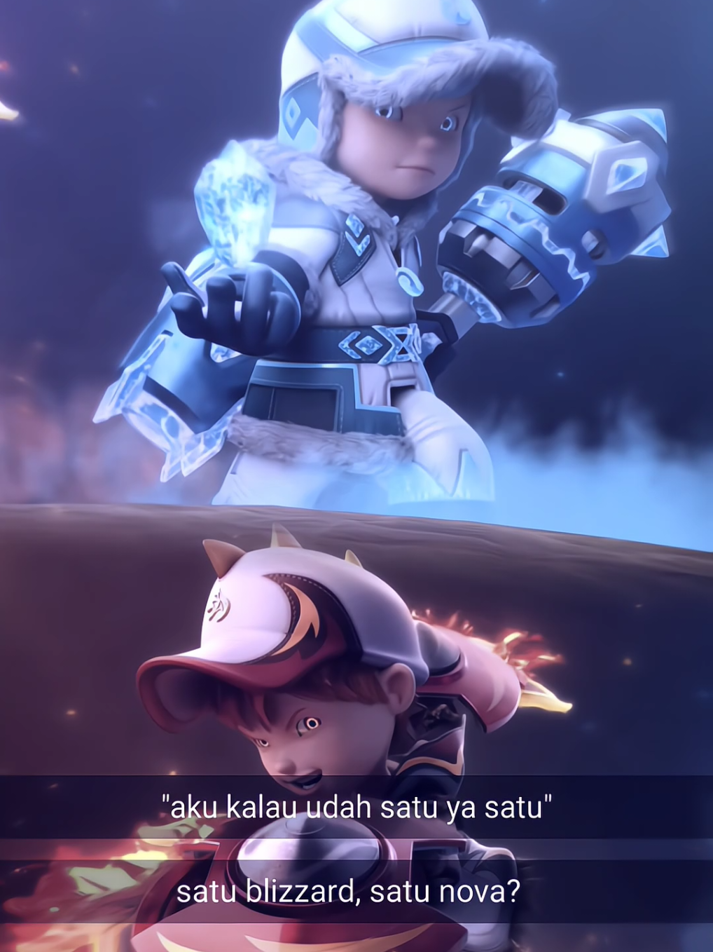 kalo bisa dua2nya kenapa harus satu2🫢🤭 #boboiboyblizzard #boboiboynova #boboiboybaraju #boboiboygalaxy #boboiboy 