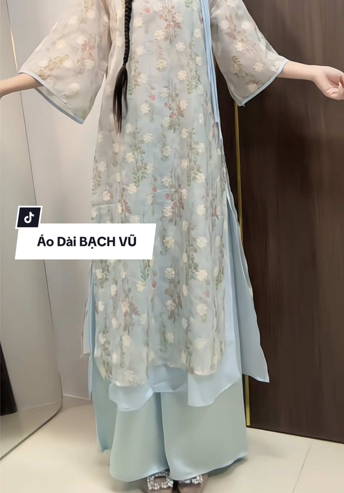 Áo dài BẠCH VŨ 🌹#xuhuong #nganthanthien #phoidoxinh #aodai #havana 