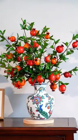 Cành Lựu Phú Quí decor Tết ✨ Sản phẩm ở giỏ hàng trong trang em ạ❤️ #trangtritet #canhluuphuquy #canhluu #xomtrangtri #tet2026 