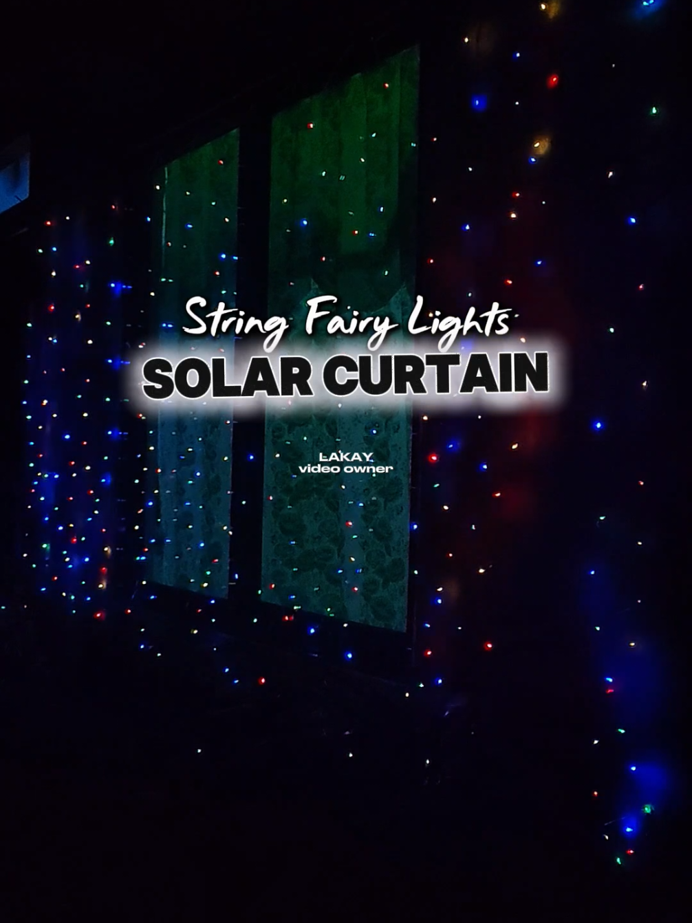 Lakas maka Shalala🥰 SOLAR FAIRY CHRISTMAS LIGHTS✨✨ #fairychristmaslight #christmaslightcurtain #curtainchristmaslights #solarchristmaslights #solarcurtainchristmaslights 
