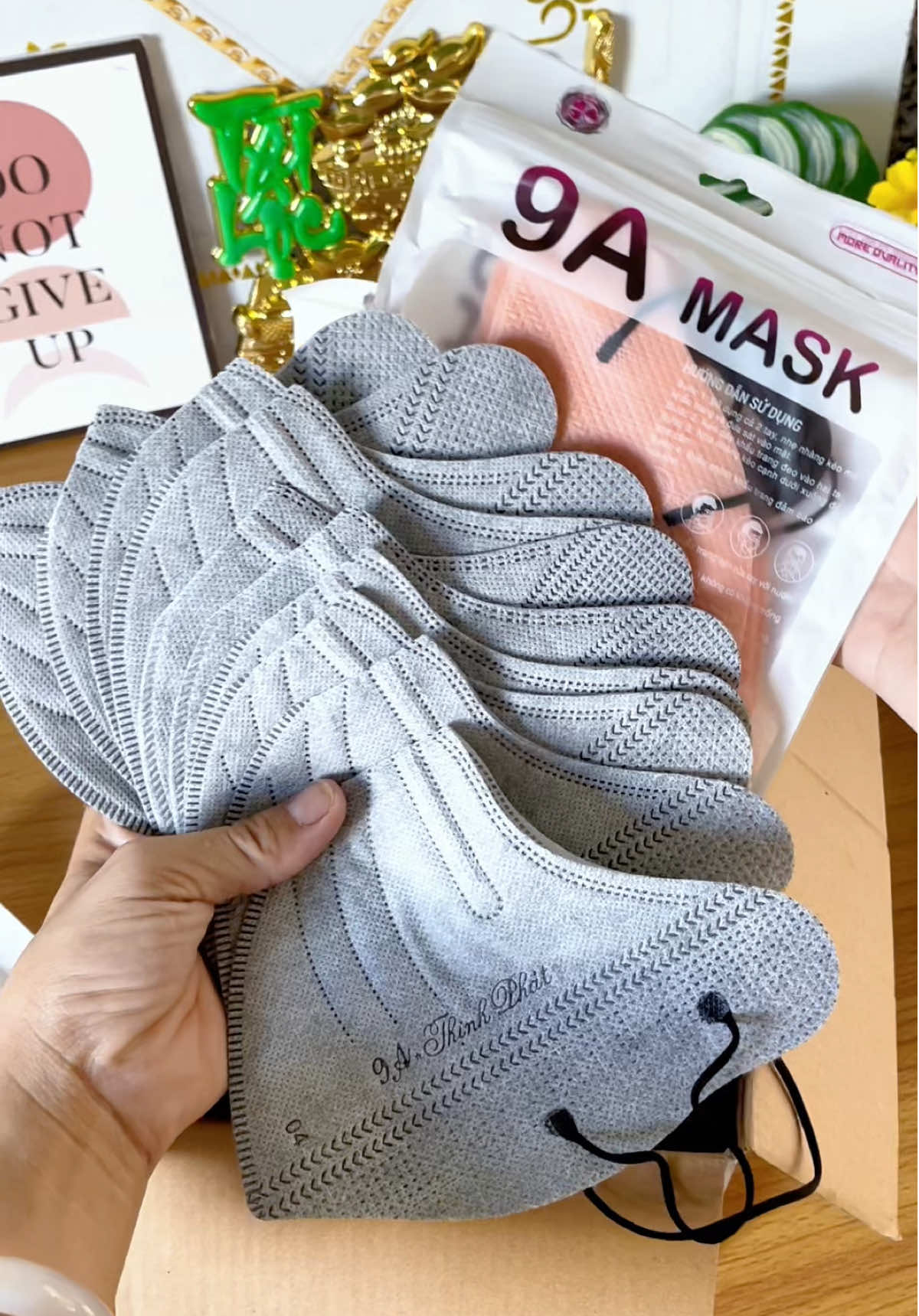 Thùng 100 khẩu trang 9A #hongngocxh3 #xuhuong #khautrang #khautrang9a #khautrangchongnang 