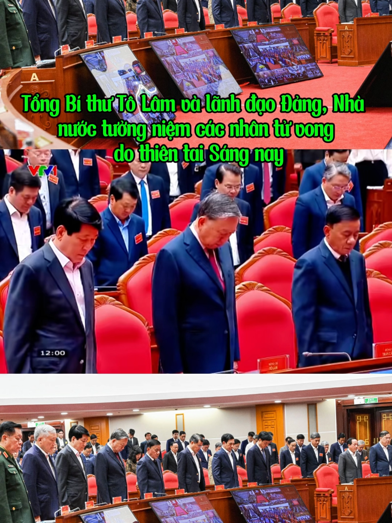 LÃNH ĐẠO ĐẢNG NHÀ NƯỚC TƯỞNG NIỆM CÁC NẠN NHÂN LỤT #LULUT #THIENTAI #suhuong #suhuongtiktok