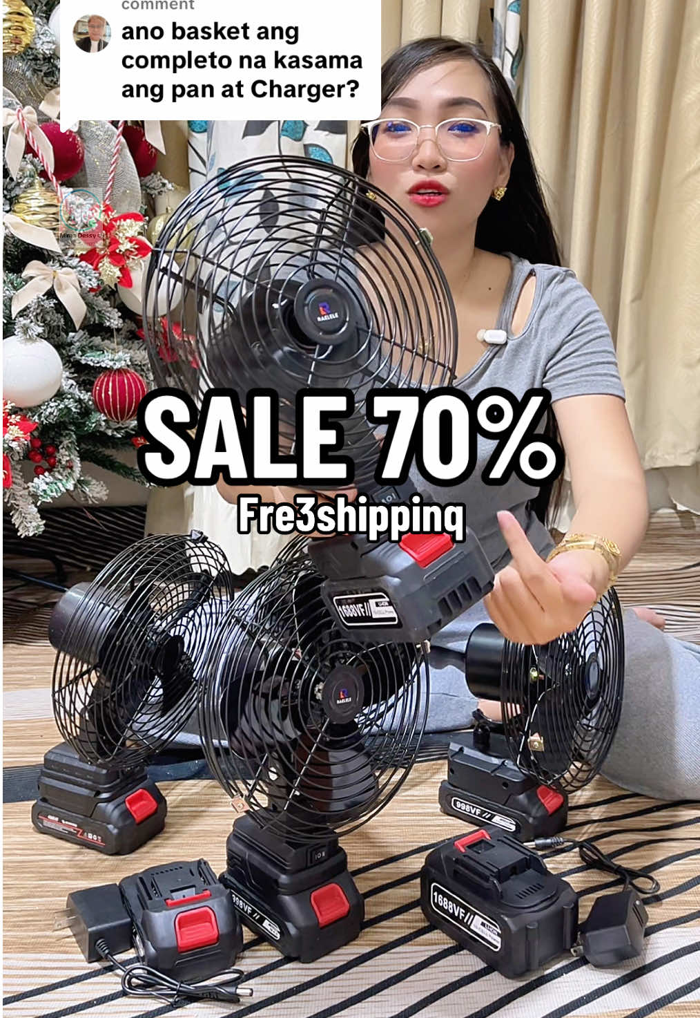 Replying to @aprilmonfero5 sa yellow basket po, nakalagay COD Dito Maoorder Cordless Fan 8 inch Portable Fan Rechargeable Fan High Power Outdoor Desktop Cooling Fans Adjustable Cordless Fan  #cordlessminifan #minifan #electricfan #rechargeablefan #lithiumbattery Disclaimer the price and promo may changes anytime  Disclaimer the Sale price is depend on the vouchers (declared sale is for today only  nov. 24 )