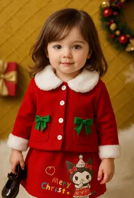 คริสต์มาสนี้ต้องมีความน่ารักระดับหัวใจละลาย 🎄❤️ ชุดแดงลายน่ารัก ใส่แล้วเด็กๆ ดูสดใสเข้าธีมสุดๆ ถ่ายรูปออกมาคือสวยทุกช็อต รีบจับจองก่อนหมดนะคะ 🎁✨ #ชุดเด็กผู้หญิง #แฟชั่นเด็กคริสต์มาส #ชุดคริสต์มาสเด็ก #เสื้อผ้าเด็กน่ารัก #ชี้เป้าแม่ค้า 