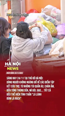 HÀ NỘI CHIA SẺ YÊU THƯƠNG ĐẾN ĐỒNG BÀO VÙNG LŨ #theanh28 #tiktoknews #hanoinews 