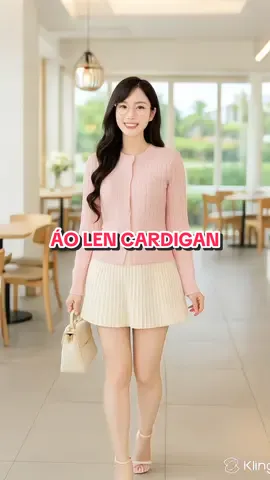 Áo len cardigan nữ xinh xỉu #aolennu #aolencadigan #thoitrangnu #xh 