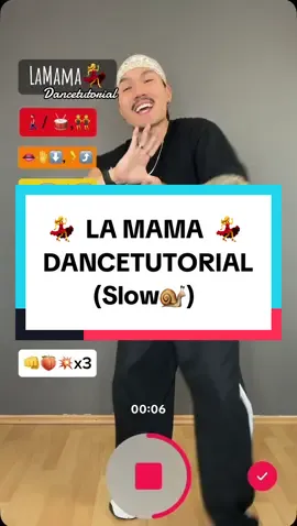 LA MAMA💃🏼Dancetutorial‼️Dc:@James #lamamadelamama #elalfa #dancetutorial #dancechallenge #fyp 