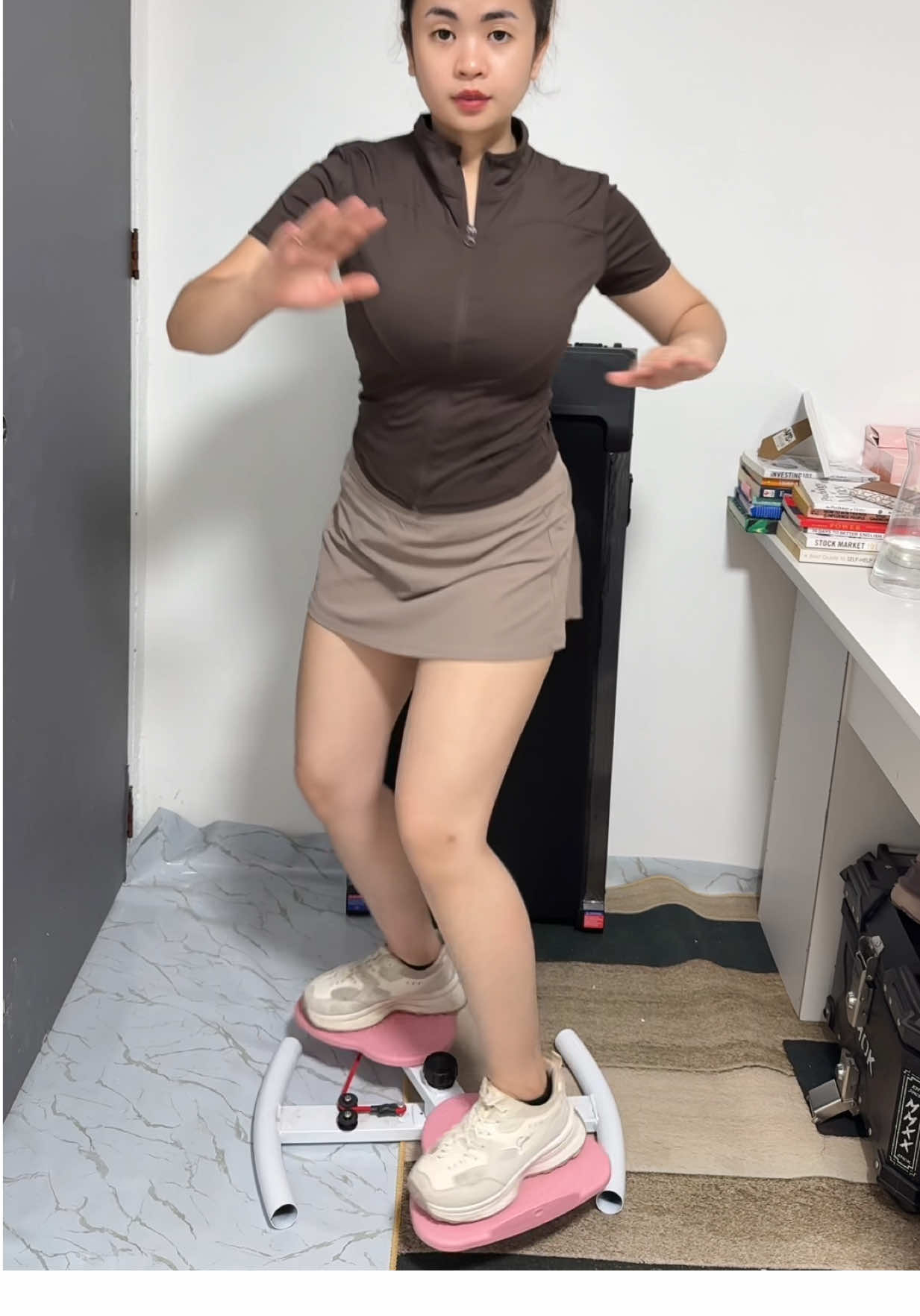 15 mins lang pera day okay na okay na yan mi! #waisttwister #waistdisc #homeworkout #fyp 