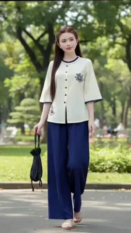 Sét Bộ Lam Đi Chùa Đẹp Cho Các Nàng #setdolam #dolam #thoitrang @Shop Diễm hằng @Shop Diễm hằng @Shop Diễm hằng 