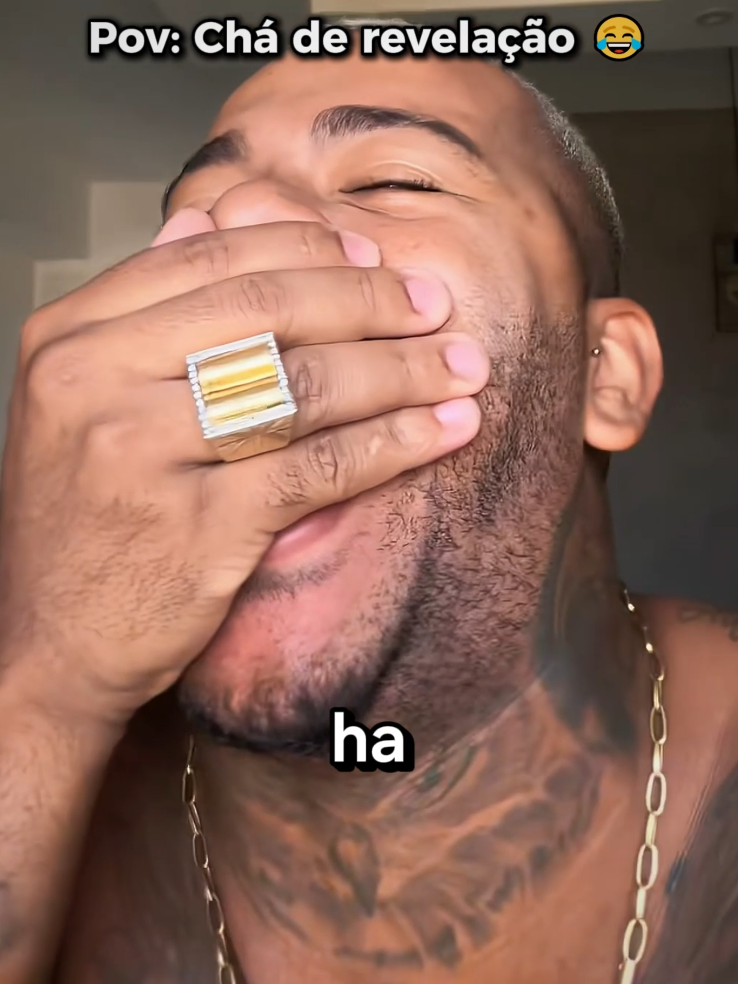 pov: chá de revelação 😂❤| #memestiktok #viral #memesbr #perolasbrasileiras #humor #pov