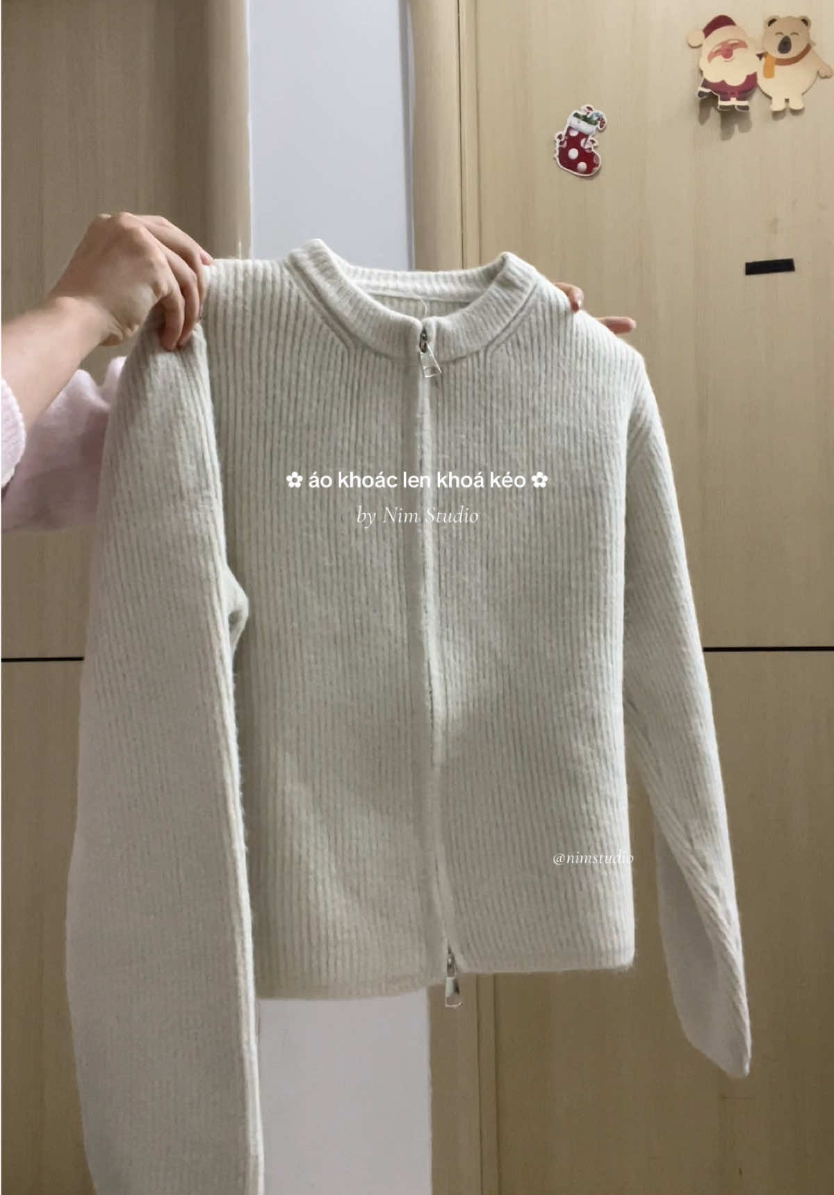 Unboxing áo khoác len 📸☃️ #OOTD #xuhuong 