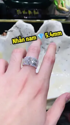 Mẫu nhẫn nam đính viên chủ 💎5.4mm #tamluxury #nhẫnnam #nhẫnđẹp #trangsức #xuhuongtiktok 