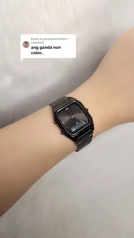 Replying to @graceloveashley True ganda ng pagkablack #watch #womenswatch #qualitywatch #authentic #productreview 