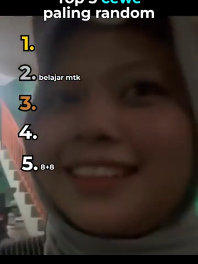 Top 5 cewe paling random #lucu #ngakak 😂