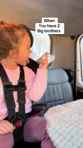 She’s 6. He’s 16.  What more do I expect. 