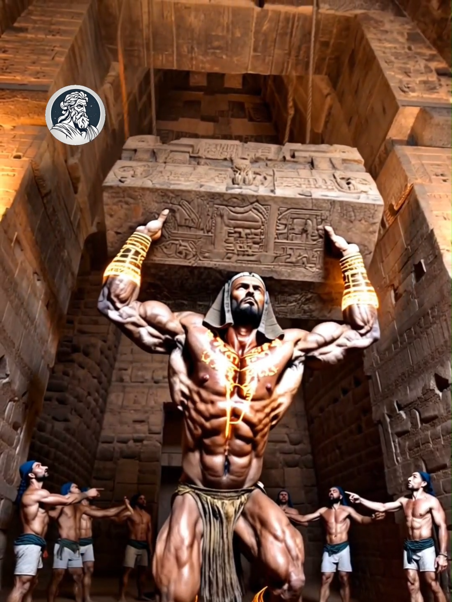 HOW THE PYRAMIDS WERE MADE #cadamitologia #fyp #ai #giants #egypt #desert #pyramids #alien