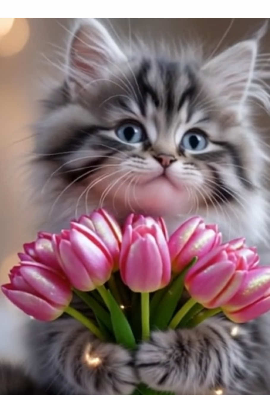 All the best flowers just for you🤗✨❤️#cutenessgenerator #foryou #trending #cat #tiktok 