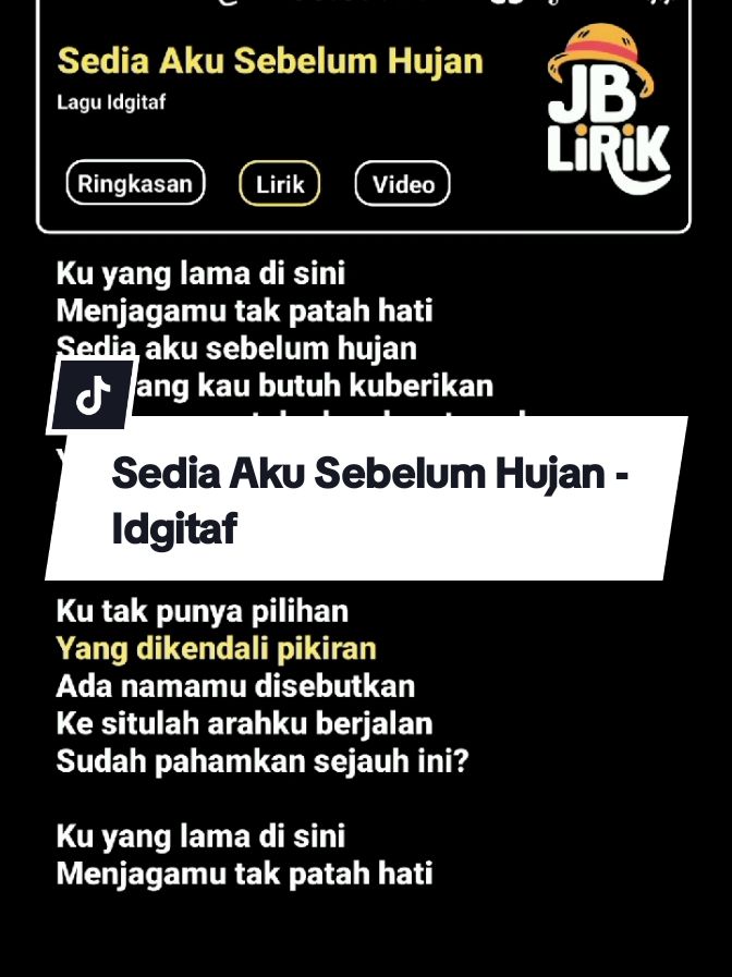 Sedia Aku Sebelum Hujan #fypp #tren #lirikgoogle #sediakusebelumhujan #idgitaf #liriklaguviral #lewatberandafyp #fyppppppppppppppppppppppp #lewatberandatiktok #lyric #fyptiktok #4u #lirik #4upage #lewatberanda #overlay 