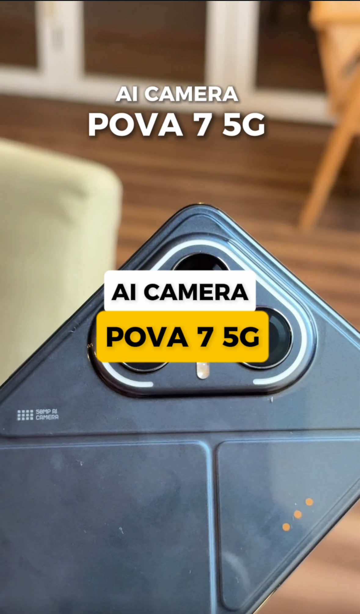 Hasilnya makin detail dan cerah berkat AI Camera POVA 7 5G 🤳✨ #AICamera #POVA75G #RekomendasiHP #FYP 