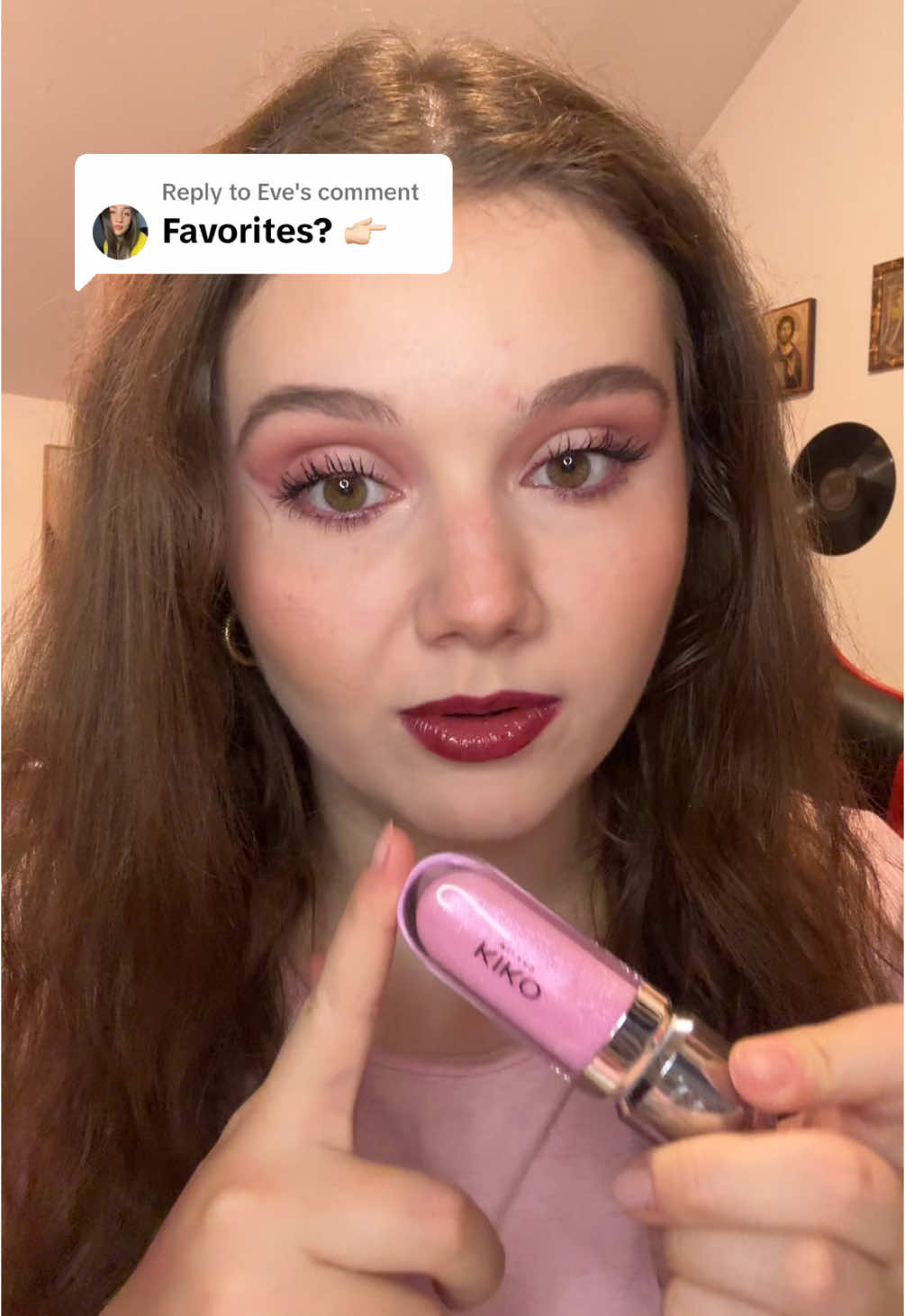 Replying to @Eve #favourites #makeupfavourites #kikogloss 