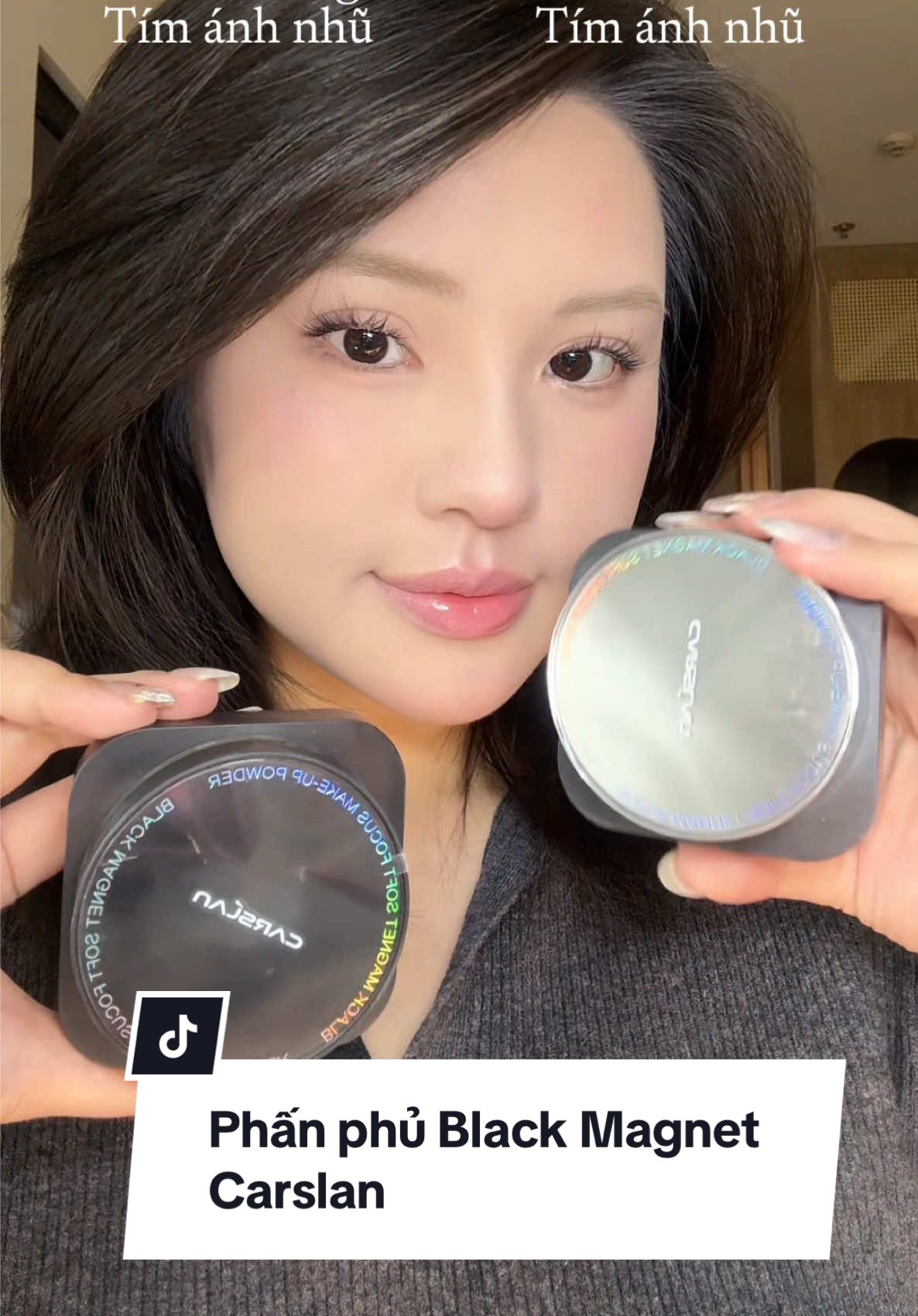 Ẻm mịnnn lắm á tr mà ko khô da nha #phanphukiemdau #phanphu #phanphublackmagnet #carslan 