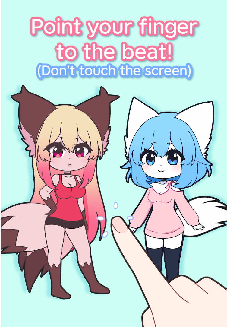 THUMB DANCE CHALLENGE (Part 2) 💕 New video out now, links in bioo! ✨ #animation #interactivegame #thumbchallenge #rhythmgame #oc 