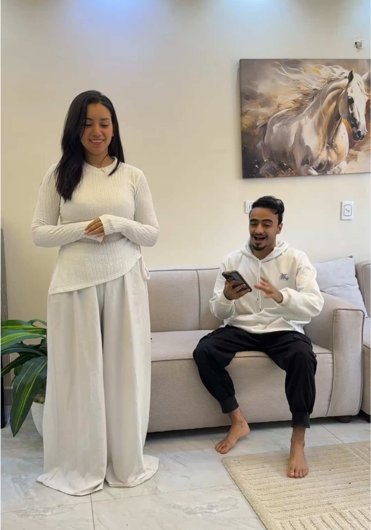 تحدى اتقدمى خطوة جوزى اتصدم🫣