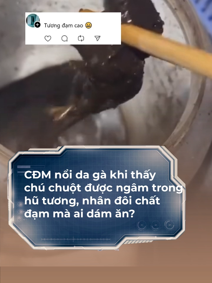 CĐM nổi hết da gà khi thấy chú chuột được ngâm trong hũ tương, tăng gấp đôi chất đạm?  #tiktokgiaitri #saudrama #drama #chuot #doan