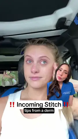 Skin checks are your cancer screening BFF! One of the most common things I hear from patients who have to get cancerous or pre-cancerous moles removed is that they wish they had seen a derm sooner. So this is your sign to book that appointment. 📅 🤝 Anyone qualifies for a skin check but here are factors that put someone at higher risk for getting skin cancer: if you have a personal or family history of melanoma if you used a tanning bed more than 10 times if you ever had a blistering sunburn, especially as a child if your immune system is compromised if you have a history of any other kind of cancer if you have the combo package of very fair skin, blue eyes, & red hair Have you gotten your skin checked this year? 😉 Stitch with @teamarianaluterman